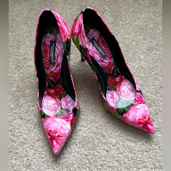 Dolce and Gabbana Kate floral pump - Picture 3 of 13